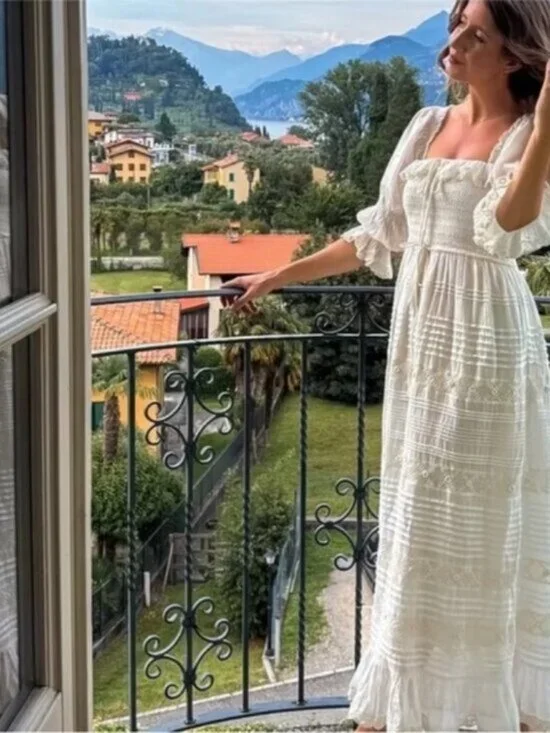 NWOT Doen Izabal Dress in Salt - Picture 1 of 5